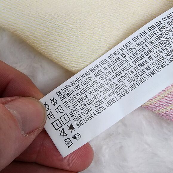 Forever 21 Sunshine Striped Crop Top Size Small - Picture 8 of 9